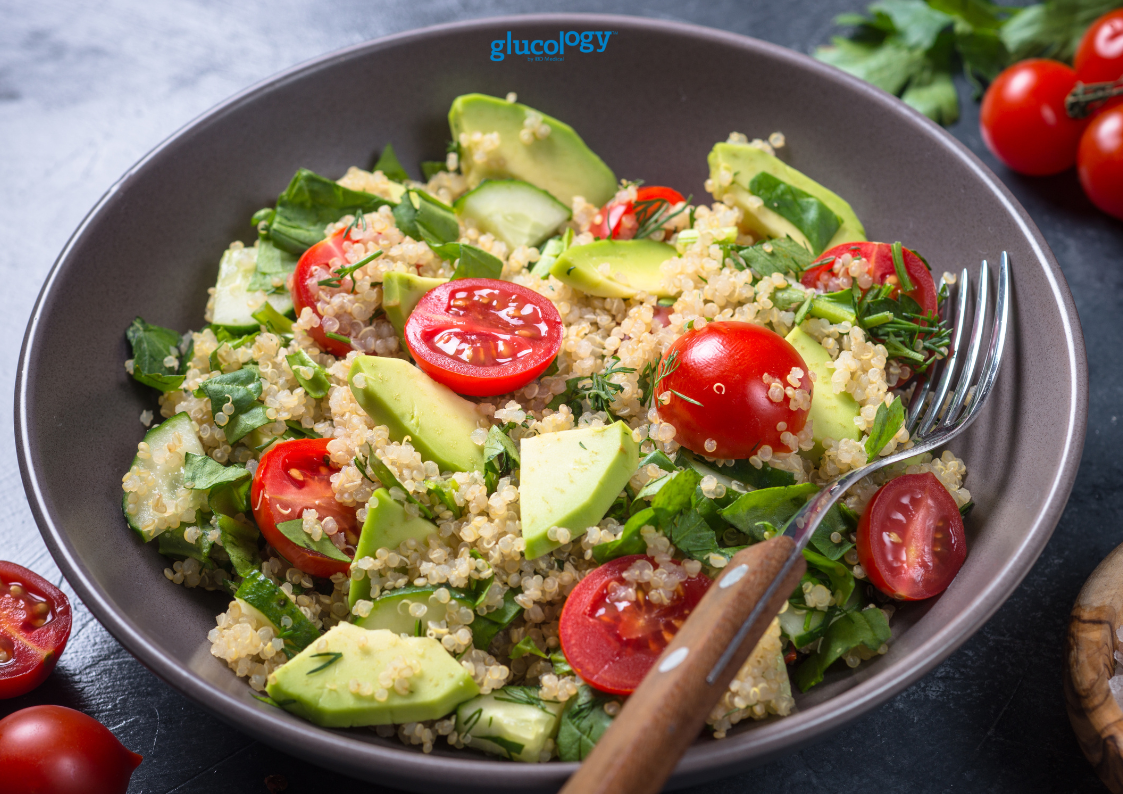 Quinoa and Roasted Vegetable Buddha Bowl | Diabetes Low Carb Diet