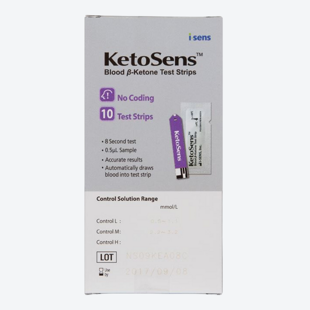 KetoSens Test Strips (10) | Diabetes Accessories | BGM | Glucology