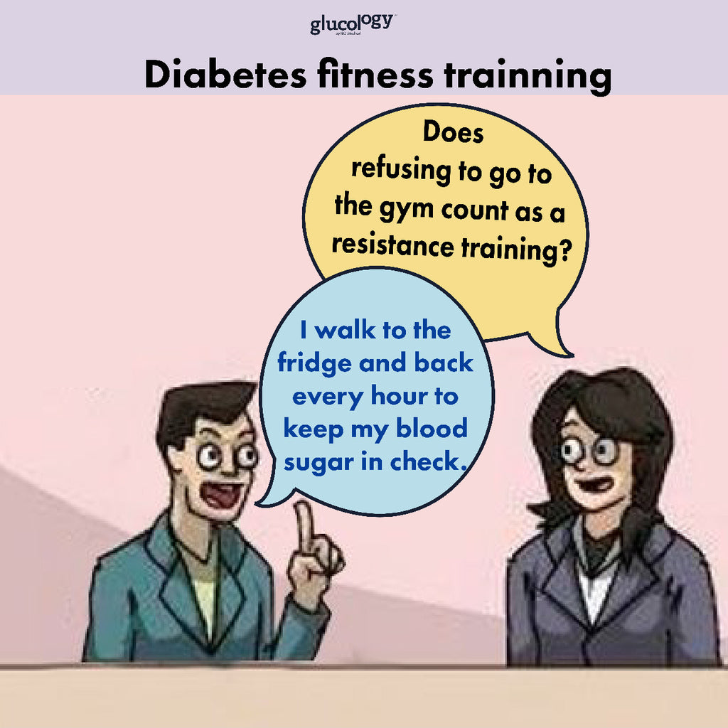 Diabetes fitness training from a friend