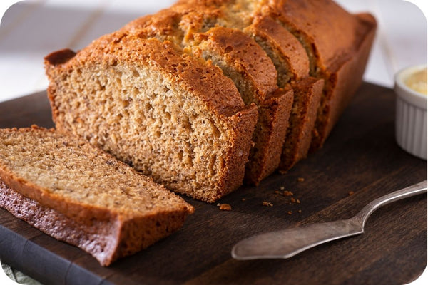 Banana Bread Recipe | Wholemeal & Oat Banana Loaf