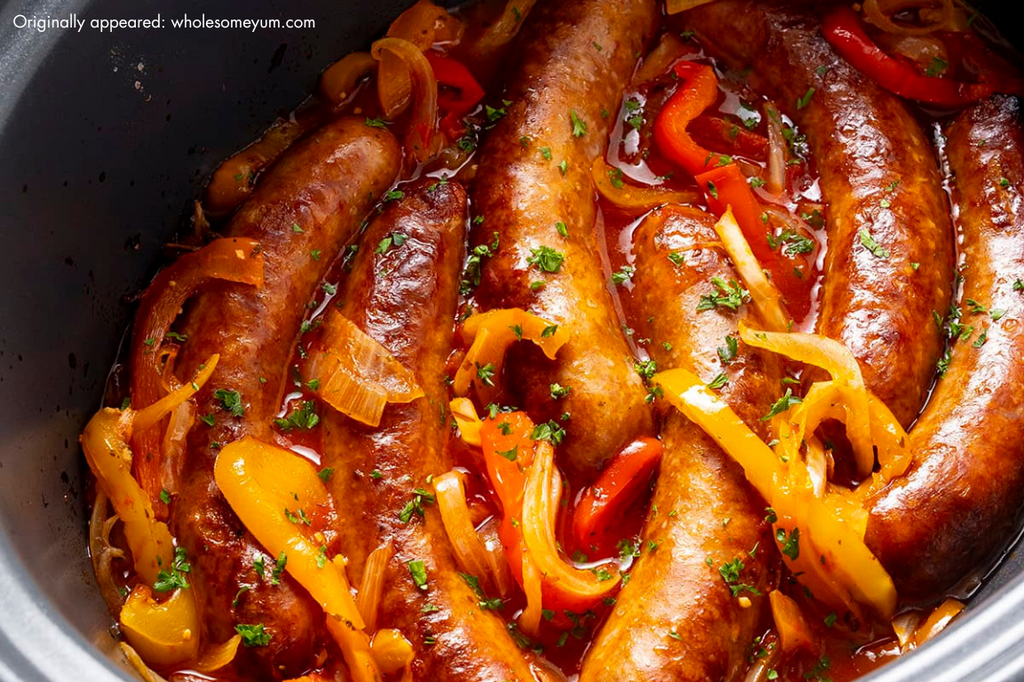 Slow Cooker Sausage and Capsicum