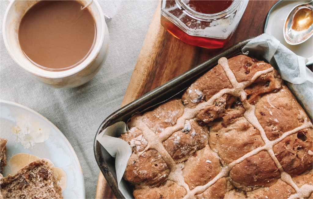 Sugar free, lower carb Hot Cross Buns