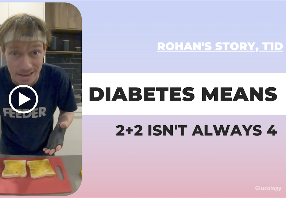 Diabetes means 2+2 isn't always 4: Rohan's Story