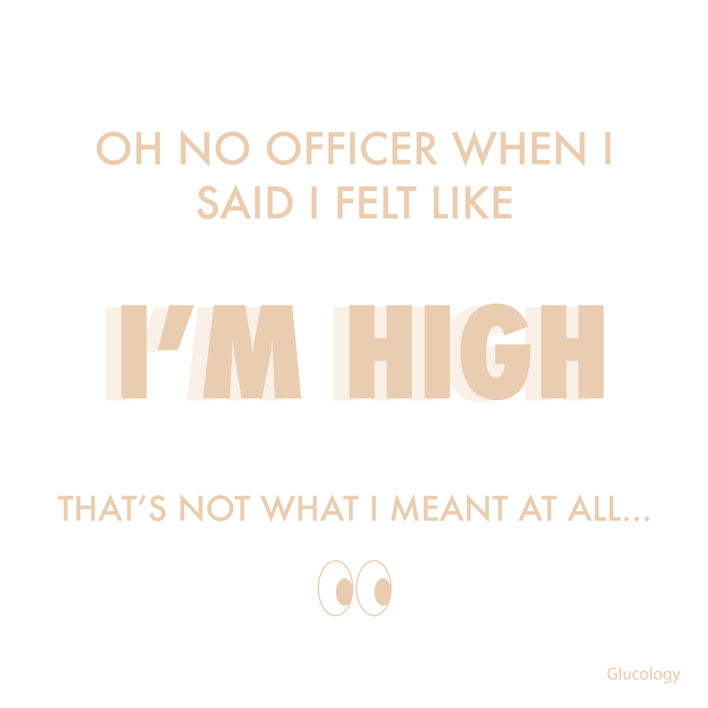 I feel like I'm high officer...