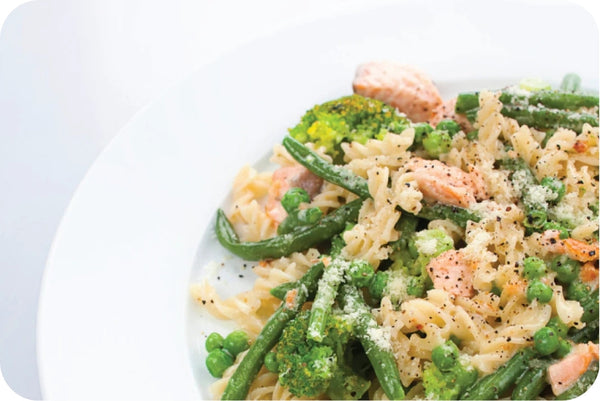 Healthy Salmon Pasta Salad 