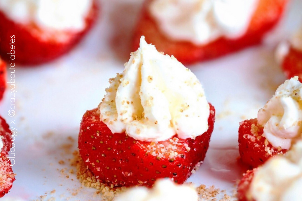 Low Carb Filled cheesecake strawberries | Diabetes-Friendly Dessert Recipe