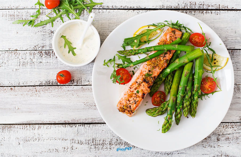 SALMON AND ASPARAGUS PACKET | Hypotreat food | Type 1 diabetes recommended food 