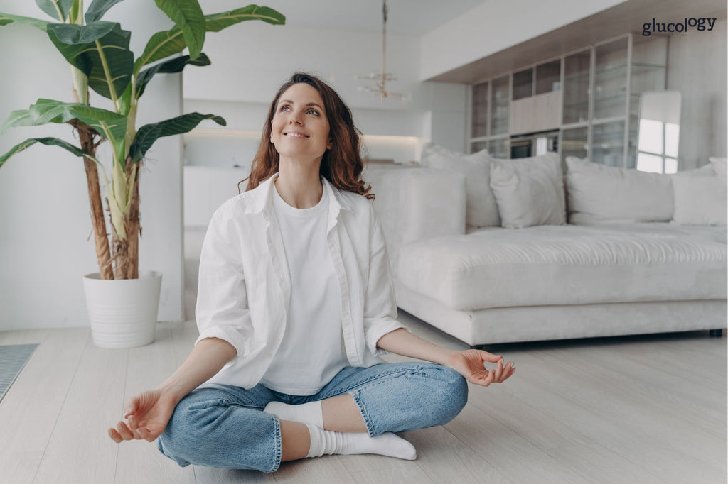 Women having a break taking care of her mental health