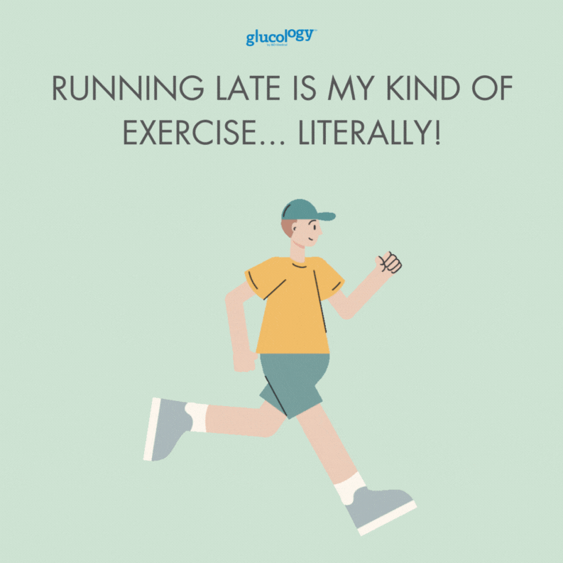 Sorry! Was just following workout routine!