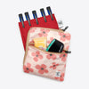 Glucology Insulin Cooling Wallet Flowers Zip 4 pen Insulin Cooling Bag | Black Glucology Black Insulin Insulin Cooling Pouch Insulin cooling pouch for travel, temperature control, diabetic supplies, insulin storage