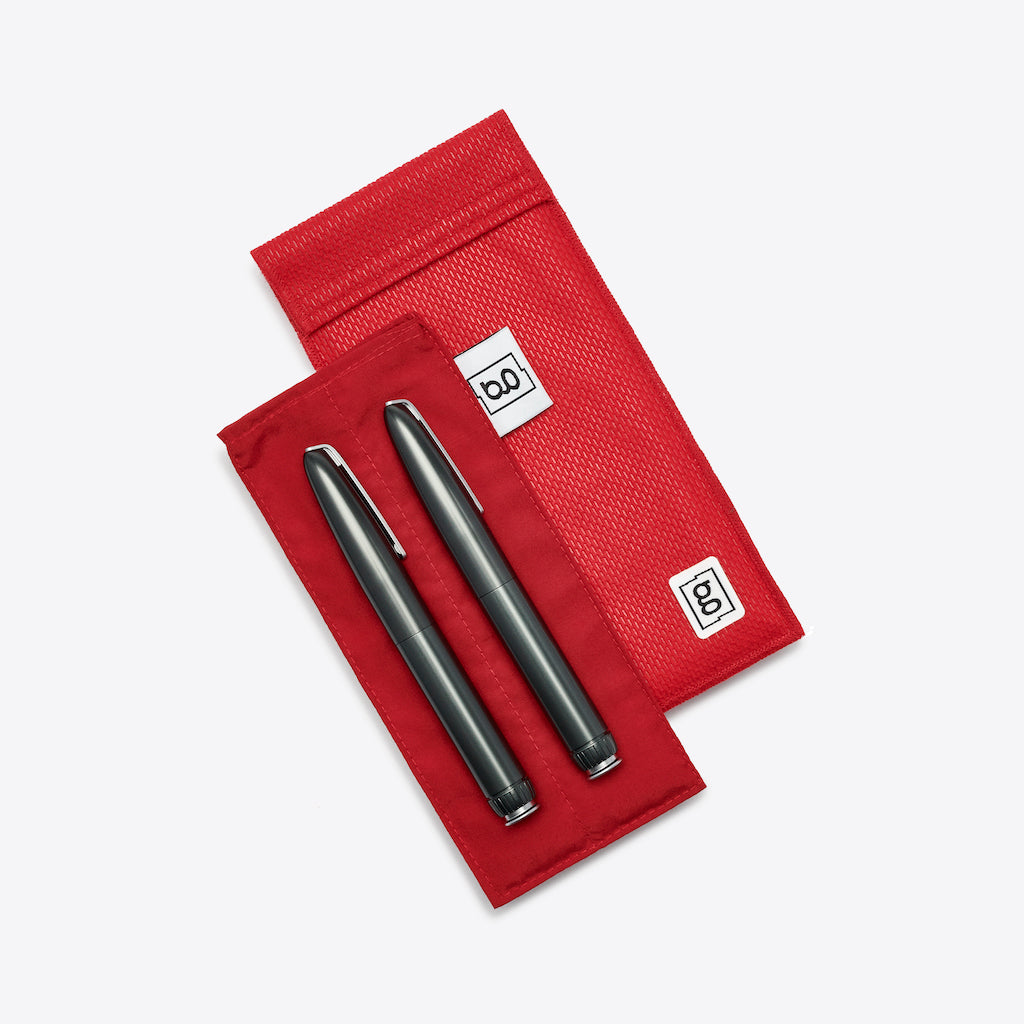 Glucology Cooling Pouch | 2 Pen Pouch | Red