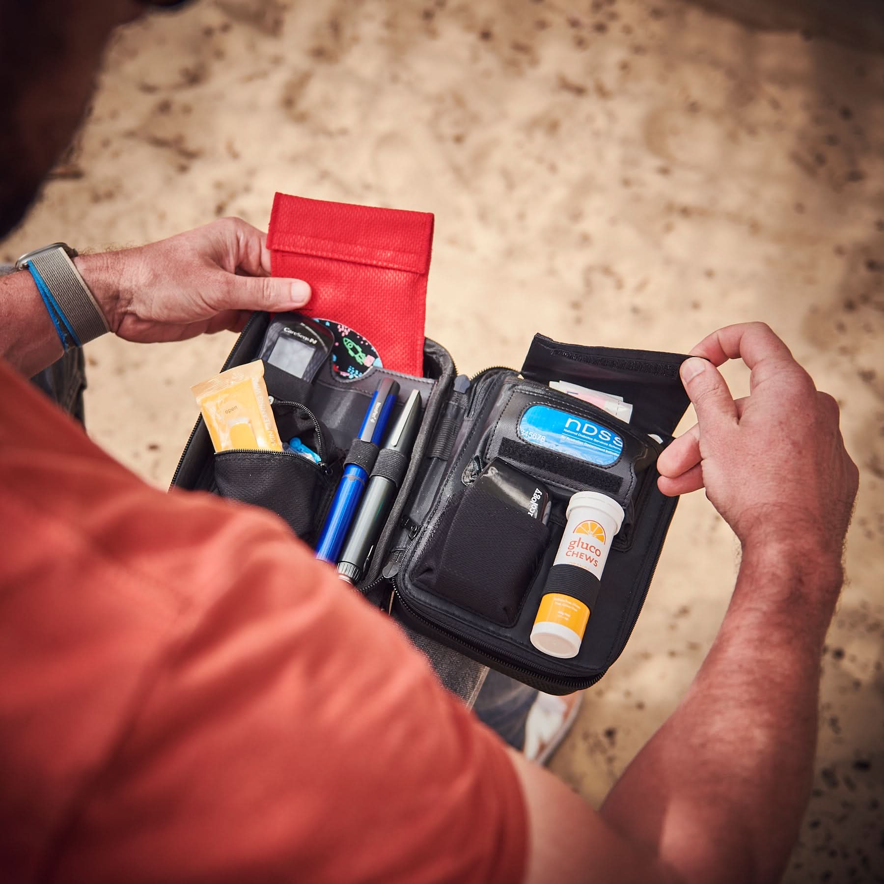 Glucology Portable Diabetes Supply Organizer IBD Medical Trading Pty Ltd