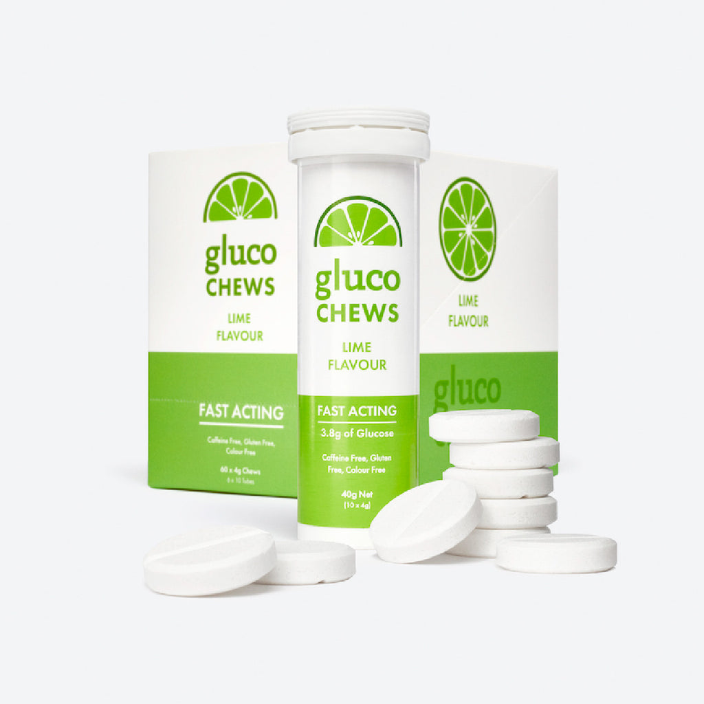 Each chew has a carbohydrate formula and contains dextrose and sucrose to help raise blood glucose levels. Glucochews can also help you get the most out of your workout and give you that extra energy to get up and get moving. Transportable and refillable packaging with 10 chews in a handy refillable tube, with air-tight and robust packaging to keep them from breaking. The durable packaging keeps your chews fresh and is the perfect size to carry in your pocket, car or gym bag.