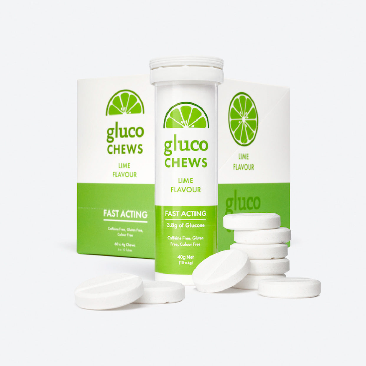 3 Tubes of Fast Acting Glucochews Intro Pack Hypo Treatment IBD Medical Trading Pty Ltd