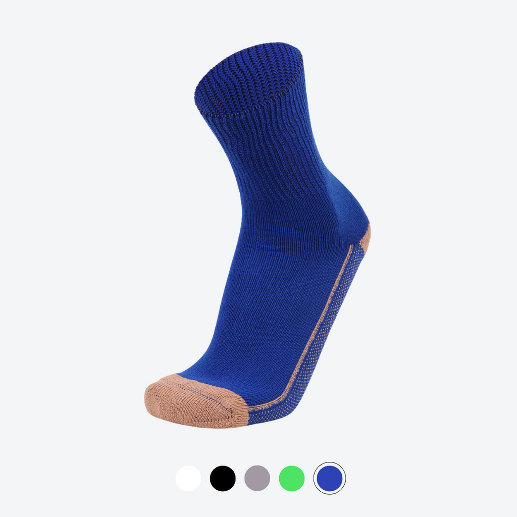 Glucology Diacare Copper Based  Classic Socks | Blue