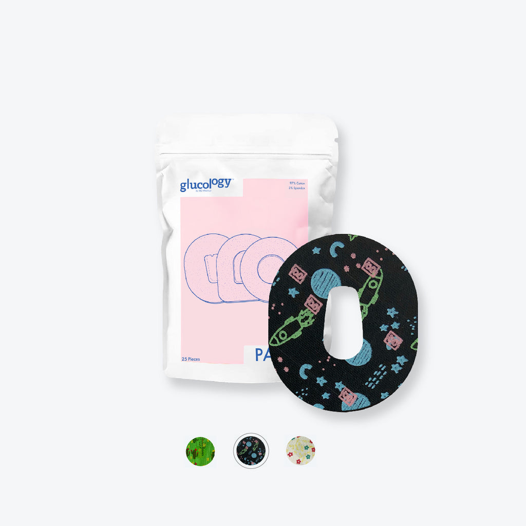 Special Edition Patterned CGM Patches | 25 Pack | Cactus