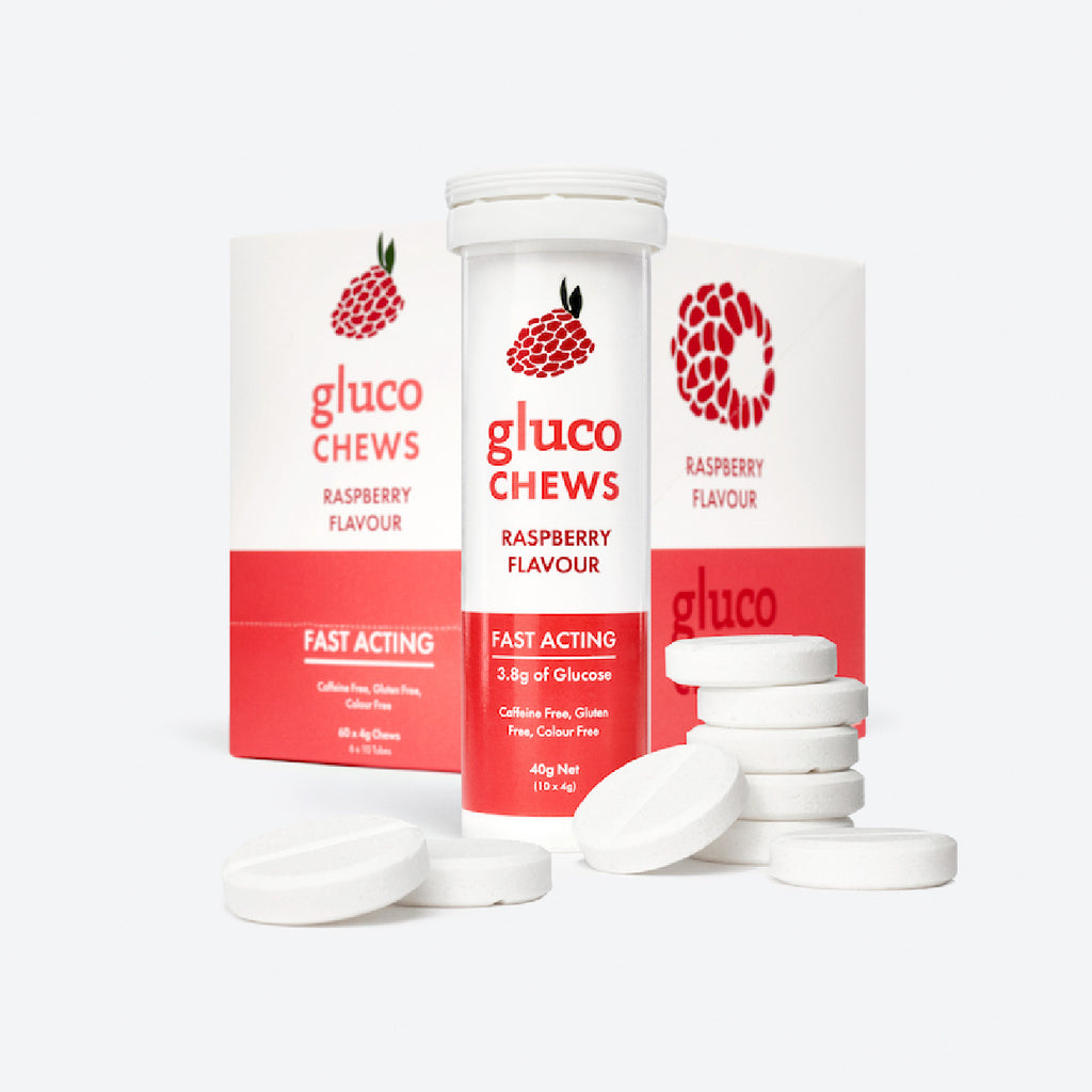 Each chew has a carbohydrate formula and contains dextrose and sucrose to help raise blood glucose levels. Glucochews can also help you get the most out of your workout and give you that extra energy to get up and get moving. Transportable and refillable packaging with 10 chews in a handy refillable tube, with air-tight and robust packaging to keep them from breaking. The durable packaging keeps your chews fresh and is the perfect size to carry in your pocket, car or gym bag.