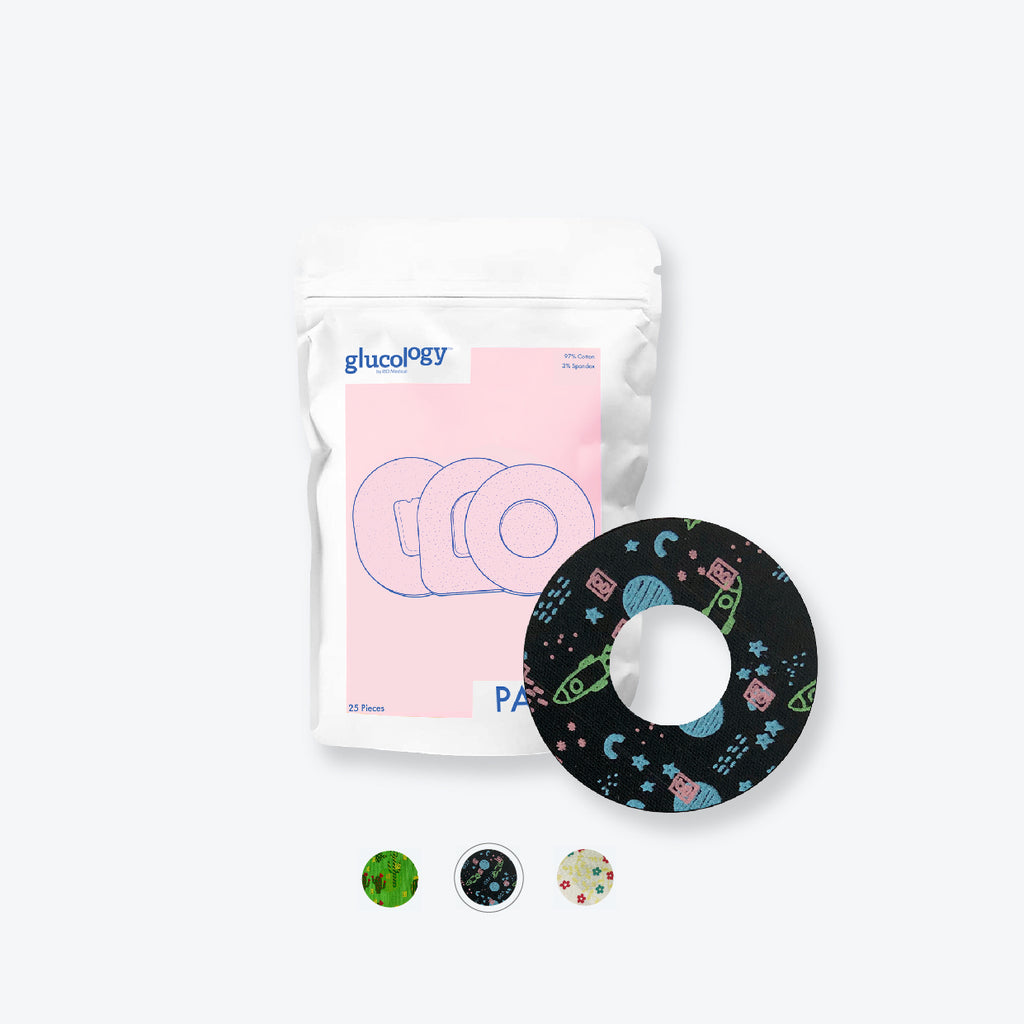 Special Edition Patterned CGM Patches | 25 Pack | Cactus