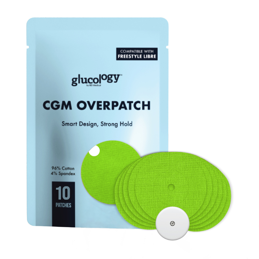 10 Pack Freestyle Libre Sensor Shields | Non-Stick Centre | CGM Overpatch