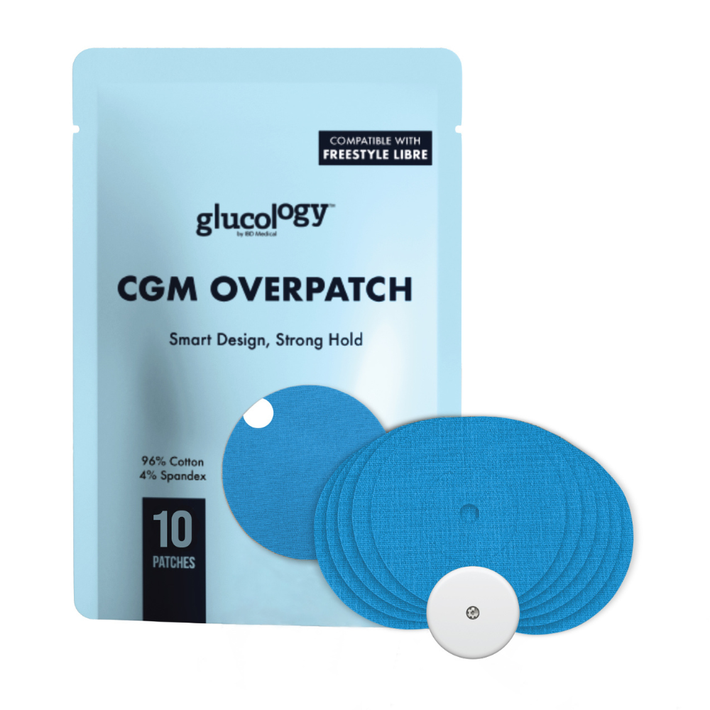 10 Pack Freestyle Libre Sensor Shields | Non-Stick Centre | CGM Overpatch