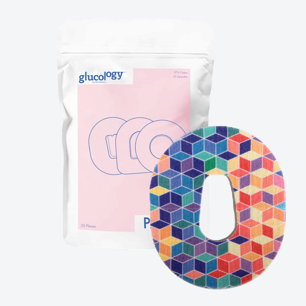 Special Edition Patterned CGM Patches | 25 Pack | Midnight Wave