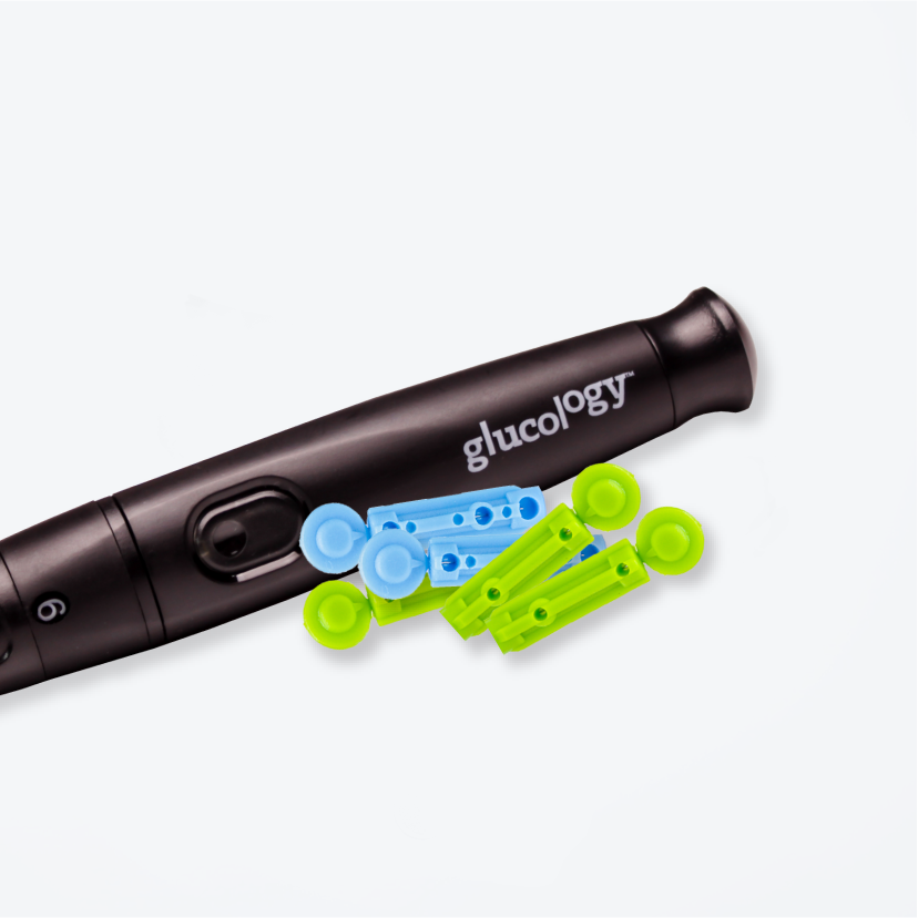 Glucology™ Lancing Starter Kit | Pen & Lancets