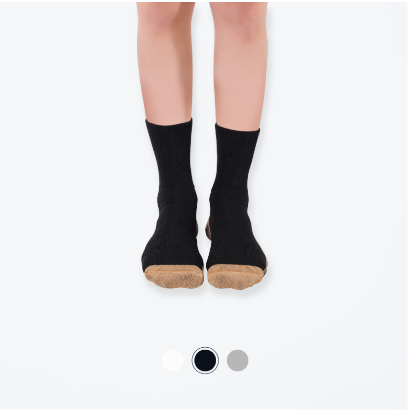 Black Comfortable Socks for Diabetics
