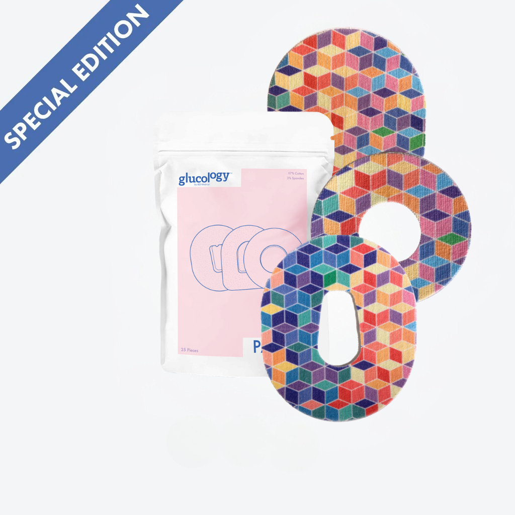 Special Edition Patterned CGM Patches | 25 Pack | Geometric