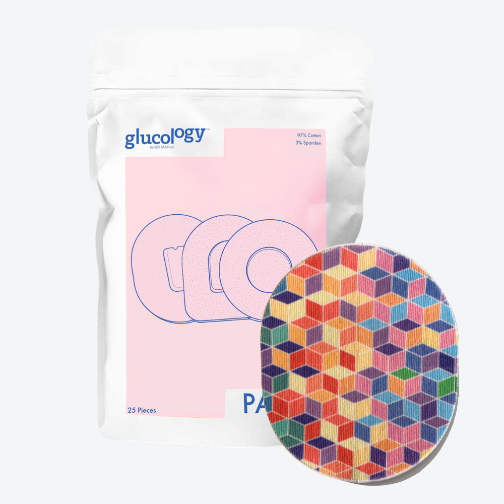 Special Edition Patterned CGM Patches | 25 Pack | Midnight Wave