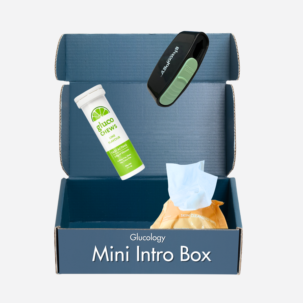 Glucology Mini Sample Pack for diabetes travel | Glucotabs Hypotreat