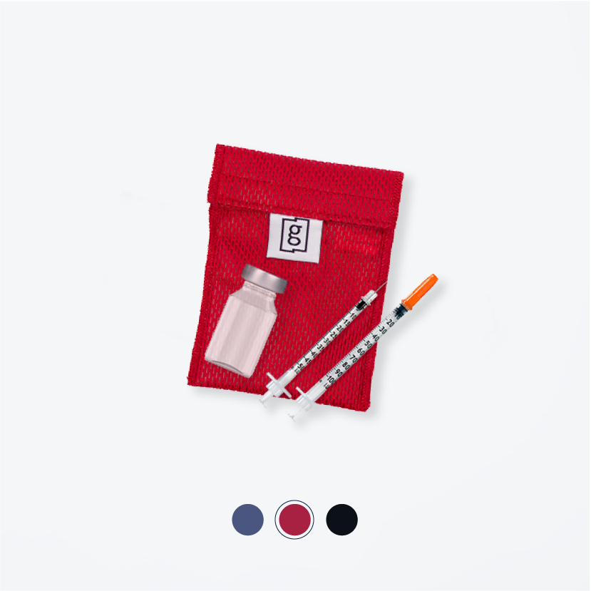 Red Insulin Vial Cooling Packet