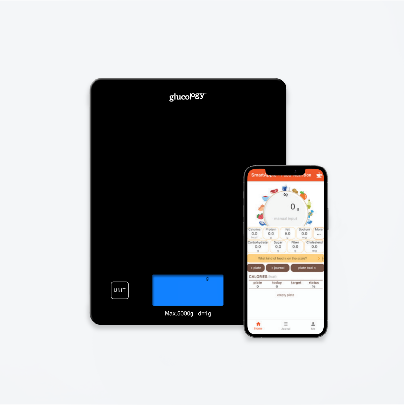 Easy@Home Digital Food Kitchen Scale, Professional Nutritional Calculator - Weight, Calories, Fat, Cholesterol, Carbohydrates - Diet Nutrient Diary